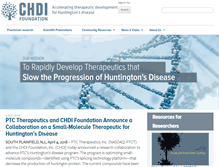 Tablet Screenshot of chdifoundation.org